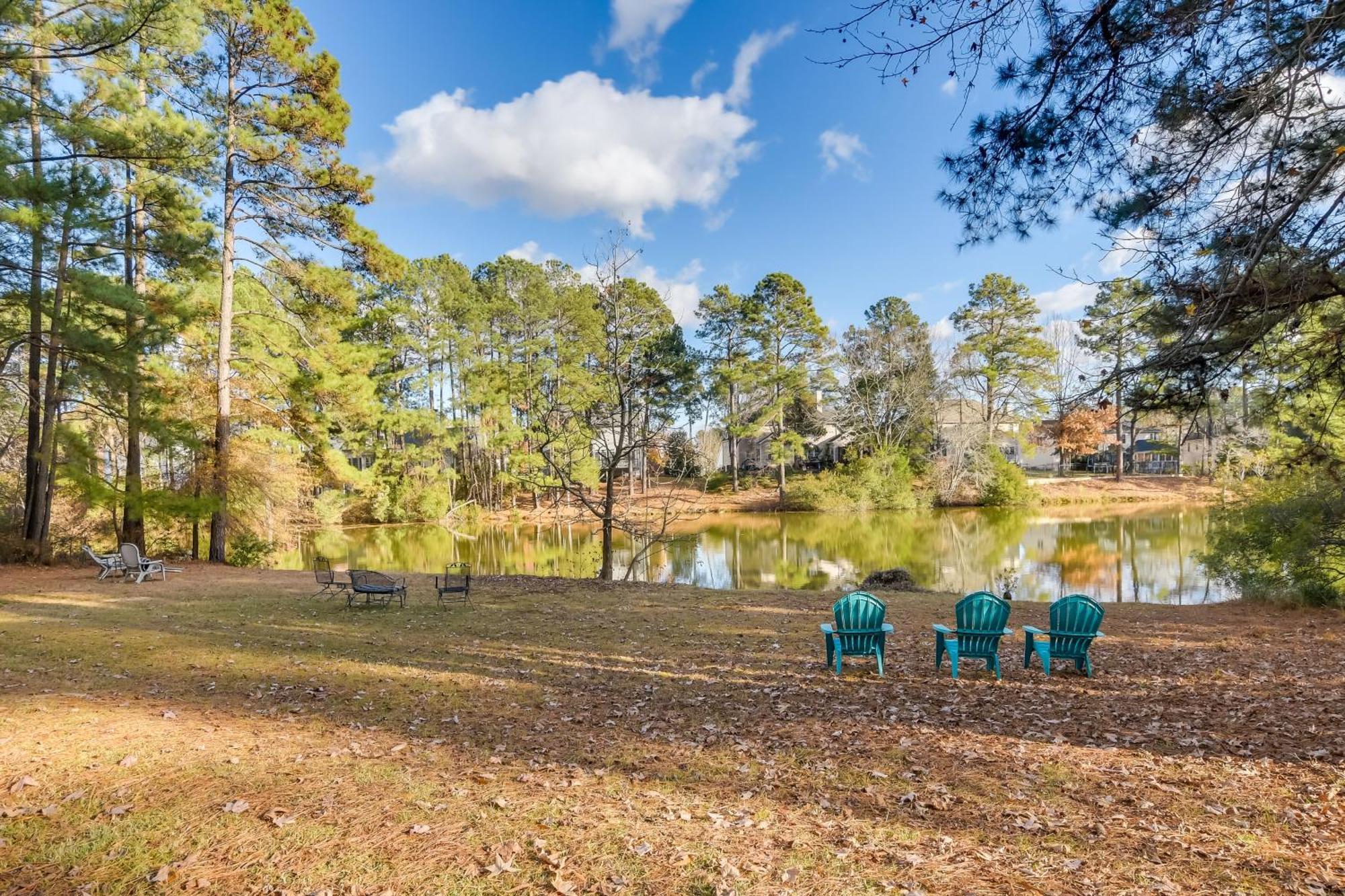 Peaceful Durham Retreat On Pond With Huge Deck! 빌라 외부 사진